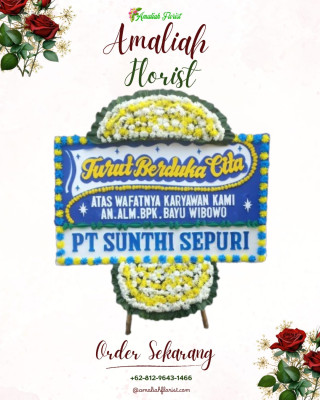 Papan Bunga Duka di Air Napal
